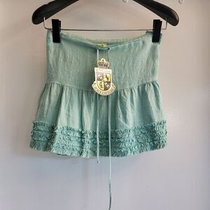 [NEW] Juicy Couture Drawstring Ruffle Skirt Y2K